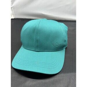 Mini Cooper Strap Back Hat Cap Green Minimalist Logo Adjustable OS Cars Motorist